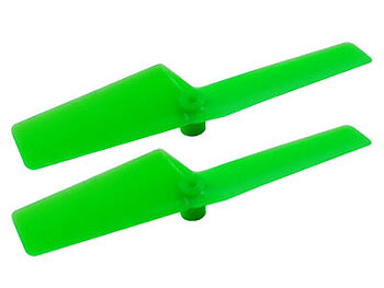 Microheli BLADE MCPX/S Tail Blad 42mm Gröna  2st
