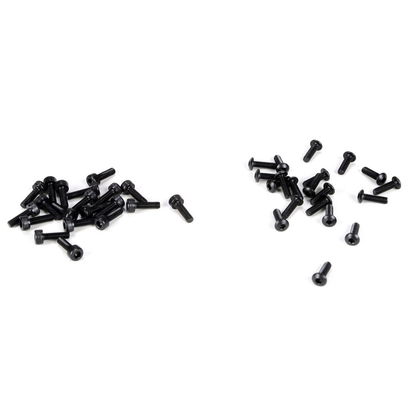 Losi LOSB6450 Wheel Screw Set, 3x10mm BH & Cap (20ea): 5TT