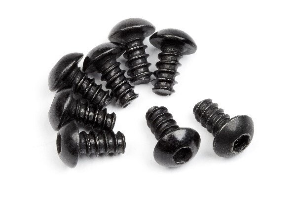 HPI HP103672 Tp. Button Head Screw M3X6Mm (Hex Socket/8Pcs)