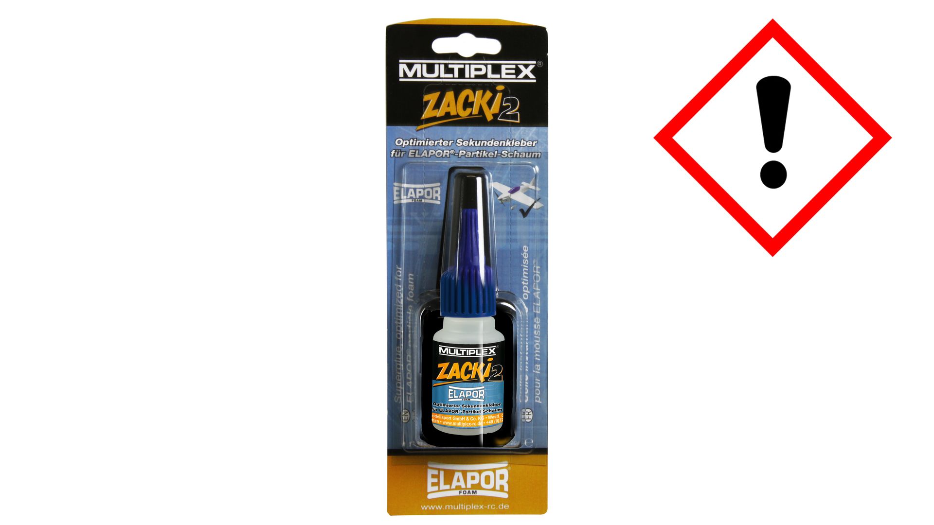 Multiplex Zacki 2 Elapor 20g (Blister)