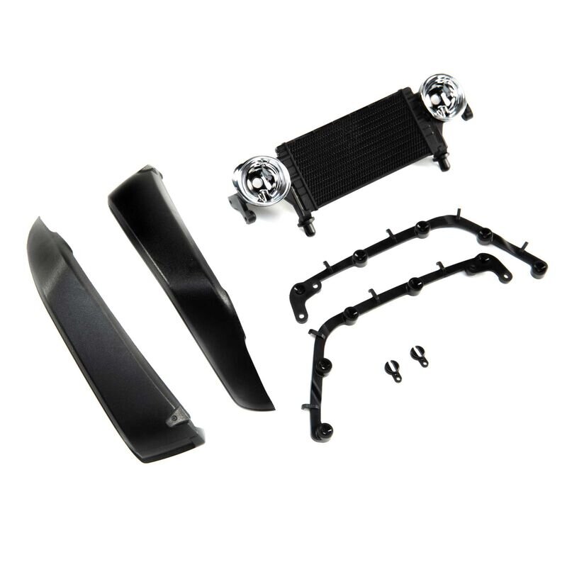 Axial Radiator & Front Fenders Jeep JLU: SCX10III