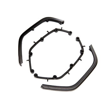 Axial Rear Fenders Jeep JLU:SCX10III