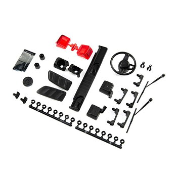 Axial Exterior Body Detail Parts Jeep JLU: SCX10III