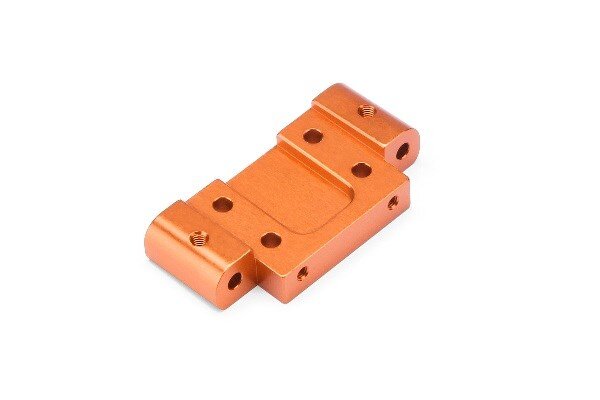 HPI HP104867 Aluminum Front Suspension Arm Mount (3 Deg/Orange)