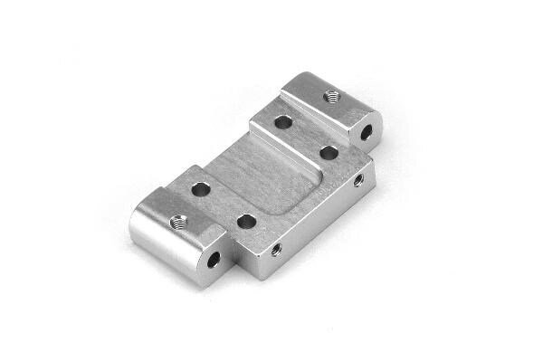 HPI HP104869 Aluminum Front Suspension Arm Mount (5 Deg/Silver)