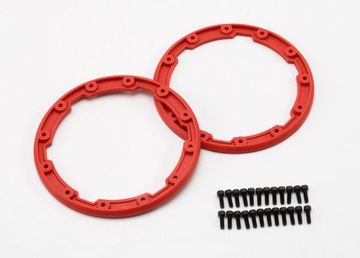 Traxxas 5667 Fälgring Röd (2)