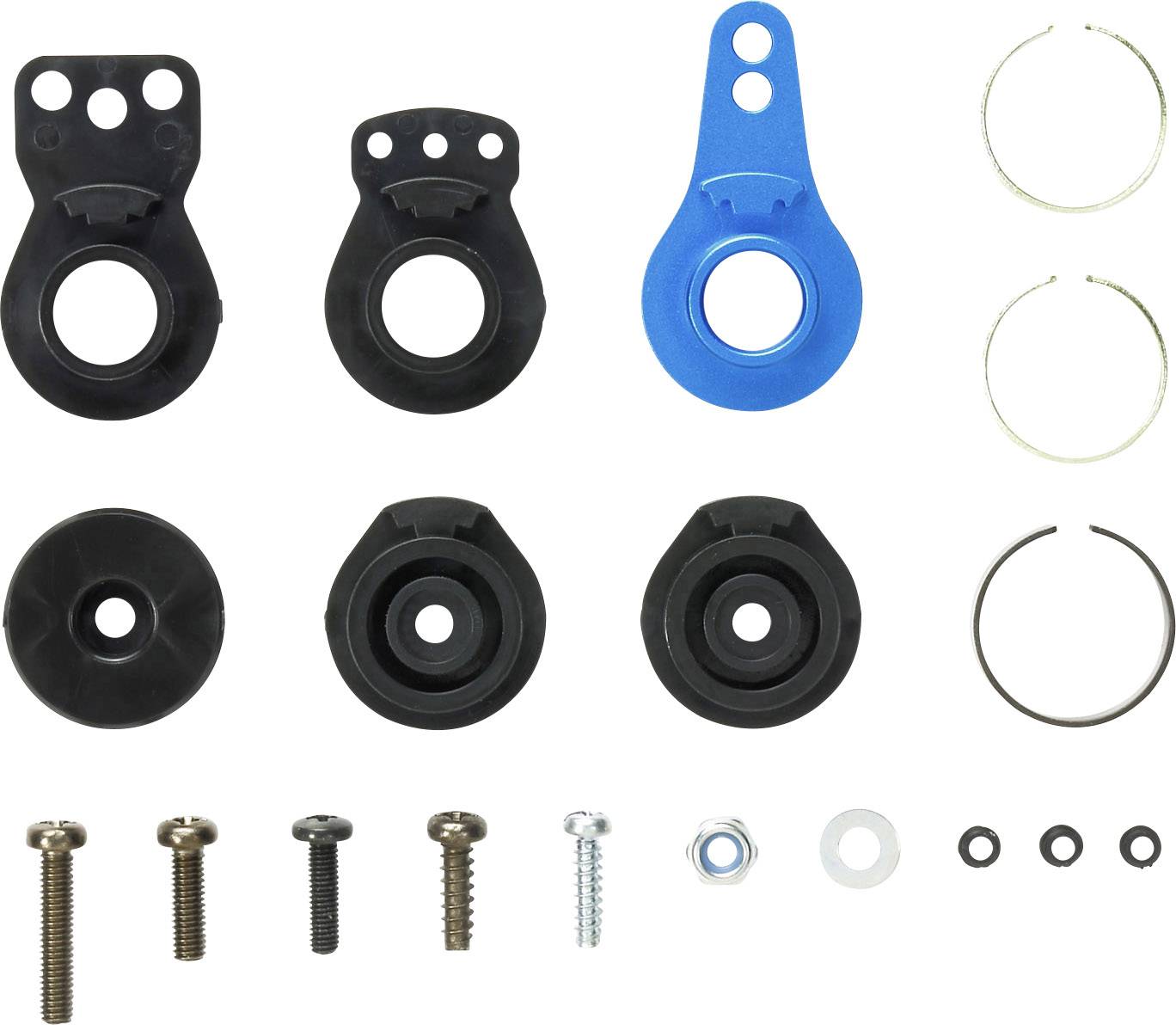 TAMIYA 54799 TT-02 Hi-Torque Servo Saver Set (w/Aluminum Horn) - 2