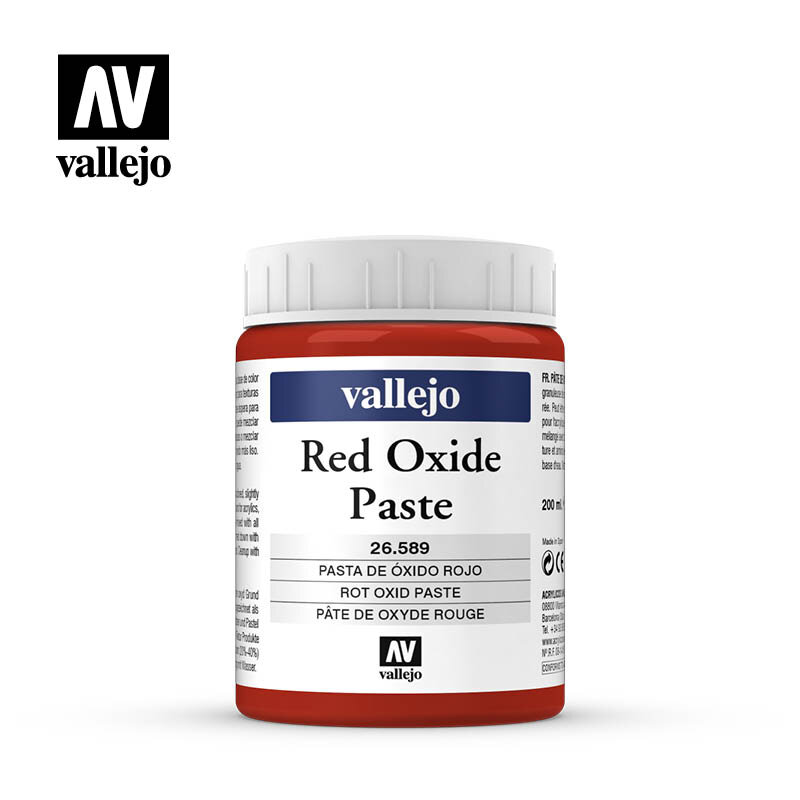 VALLEJO 26589 Oxid pasta rød 200ml