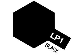 TAMIYA 82101 Lacquer Paint LP-1 Black
