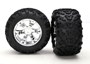Traxxas 5674 Däck & Fälg Maxx/Geode (17mm) 3.8" (2)