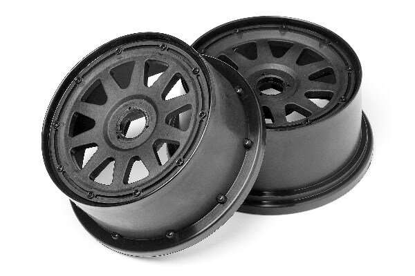 HPI HP104975 Tr-10 Wheel Black (120X60Mm/-4Mm Offset)