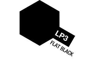 TAMIYA 82103 Lacquer Paint LP-3 Flat Black