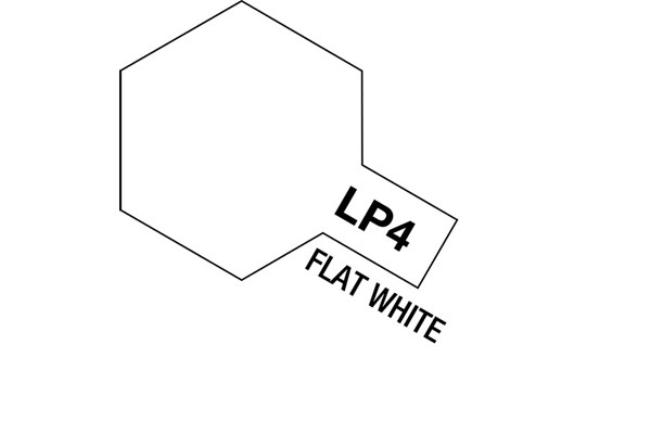TAMIYA 82104 Lacquer Paint LP-4 Flat White