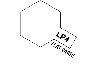 TAMIYA 82104 Lacquer Paint LP-4 Flat White