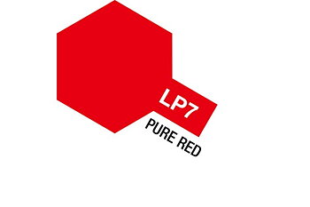 TAMIYA 82107 Lacquer Paint LP-7 Pure Red
