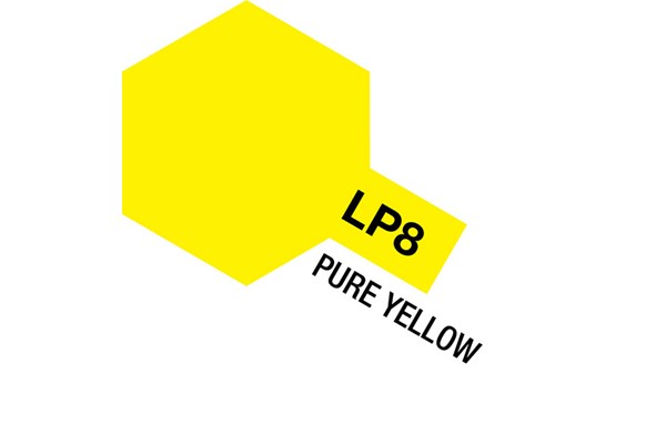 TAMIYA 82108 Lacquer Paint LP-8 Pure Yellow