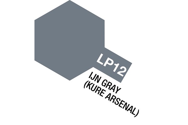 TAMIYA 82112 Lacquer Paint LP-12 IJN Gray (Kure Arsenal)