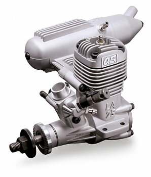 O.S.Engine 12354 MAX-25LA 4.07cc 2-Takts Motor Blå utan Ljuddämpare