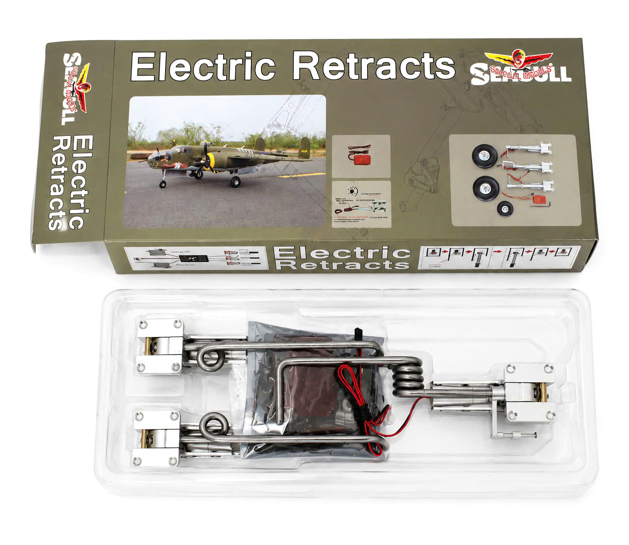 Seagull ER005.428 Curare Elektriskt Infällbart Landställ Set - 2