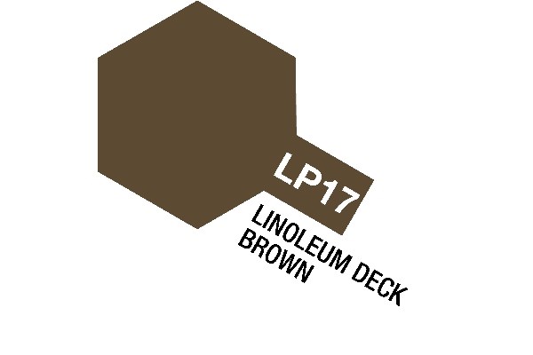 TAMIYA 82117 Lacquer Paint LP-17 Linoleum Deck Brown