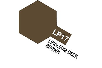 TAMIYA 82117 Lacquer Paint LP-17 Linoleum Deck Brown