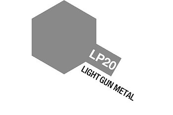 TAMIYA 82120 Lacquer Paint LP-20 Light Gun Metal