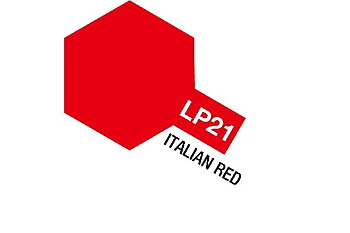 TAMIYA 82121 Lacquer Paint LP-21 Italian Red