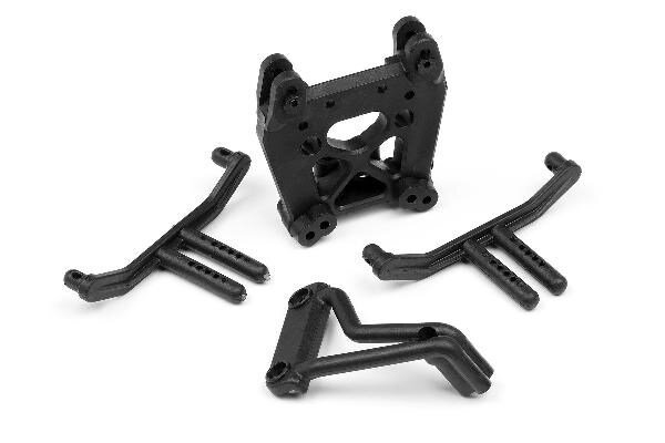 HPI HP105312 Shock Tower/Body Mount/Roll Bar Set