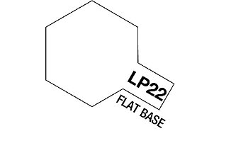 TAMIYA 82122 Lacquer Paint LP-22 Flat Base