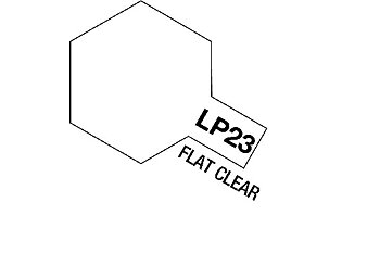 TAMIYA 82123 Lacquer Paint LP-23 Flat Clear