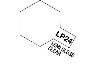 TAMIYA 82124 Lacquer Paint LP-24 Semi Gloss Clear