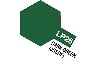 TAMIYA 82126 Lacquer Paint LP-26 Dark Green (JGSDF)