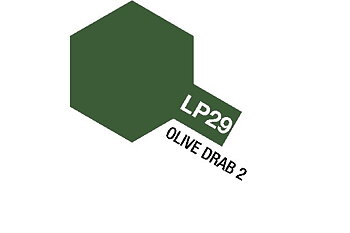 TAMIYA 82129 Lacquer Paint LP-29 Olive Drab 2