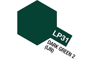 TAMIYA 82131 Lacquer Paint LP-31 Dark Green 2 (IJN)