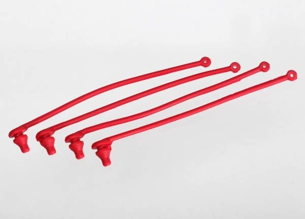 Traxxas 5752 Karossklipshållare Röd (4)