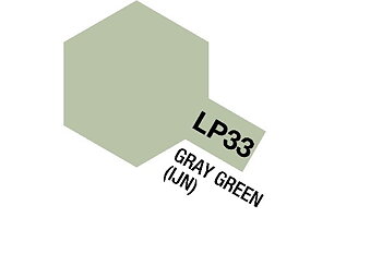 TAMIYA 82133 Lacquer Paint LP-33 Gray Green (IJN)
