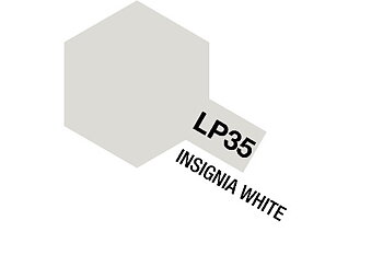 TAMIYA 82135 Lacquer Paint LP-35 Insignia White