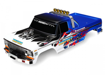 Traxxas 3653 Kaross BigFoot Flames Målad