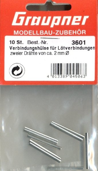 Lunction sleeve for soldered connections of ca2 mm dia wires
