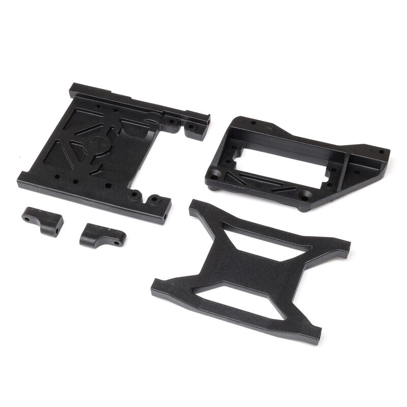 Axial Servo & Winch Mount, Chassis Brace: 1/10 SCX10 PRO Comp Scaler AXI231052