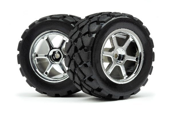 HPI HP105524 Mounted Vt Tire/Wheel Set (4Pcs)