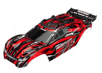 Body Rustler 4x4 Red (Complete with Body Mounts)
