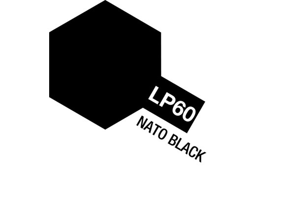 TAMIYA 82160 Lacquer Paint LP-60 Nato Black