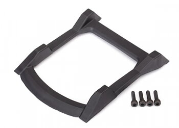 Body Skid Plate Roof Black Rustler 4x4