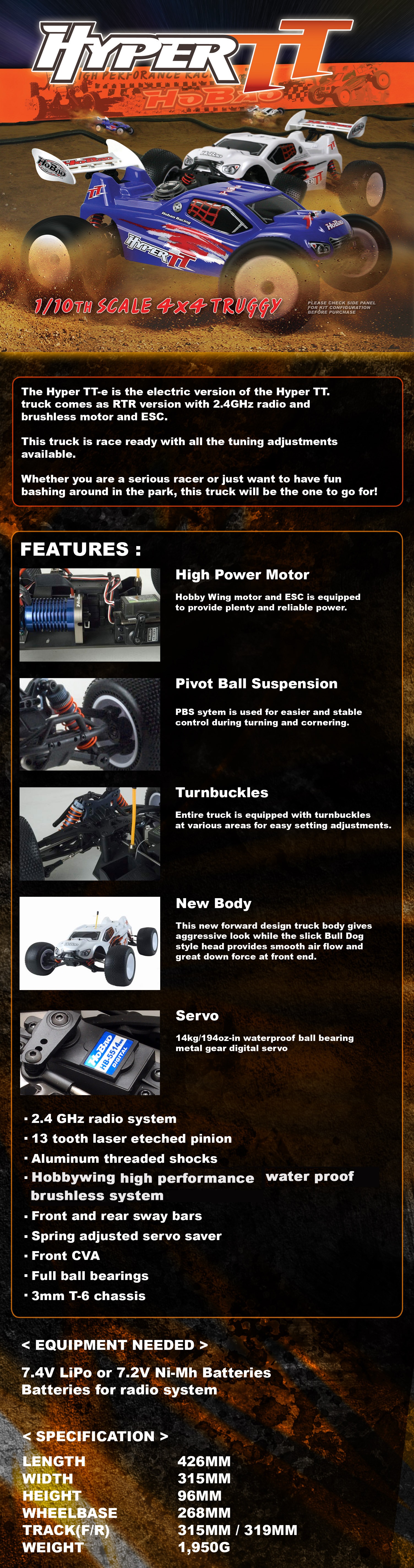 Hobao Hyper TT-E RTR - 13