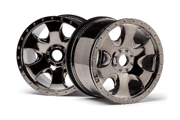 HPI HP105801 Warlock Wheel Black Chrome (83X56Mm/2Pcs)