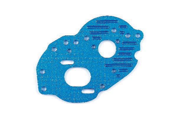 TAMIYA 54223 FF-03 alu motor plate blue