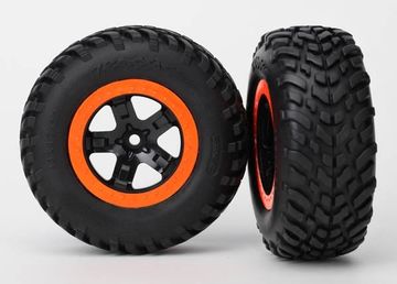 Traxxas 5864 Däck & Fälg SCT/SCT 2WD Fram (2)