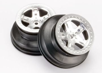 Traxxas 5872 Fälg SCT Matt Krom 2.2/3.0" 4WD/2WD Bak (2)