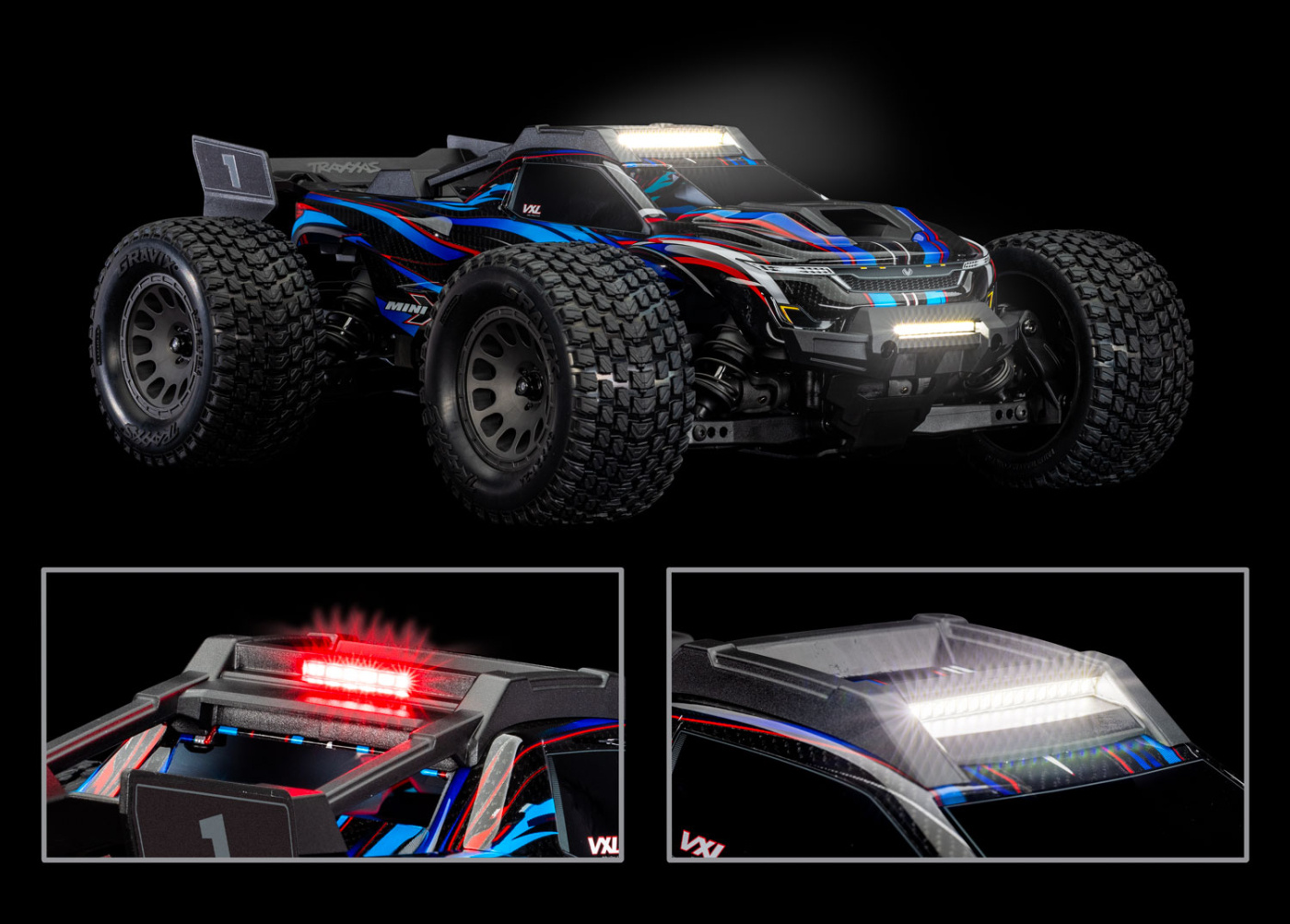 Traxxas 10785 LED Ljus Komplett Mini XRT